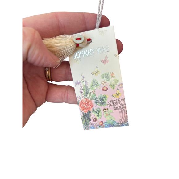 NWT Johnny Was Frankie Tee Pink Floral Embroidered Size XL - Picture 7 of 7